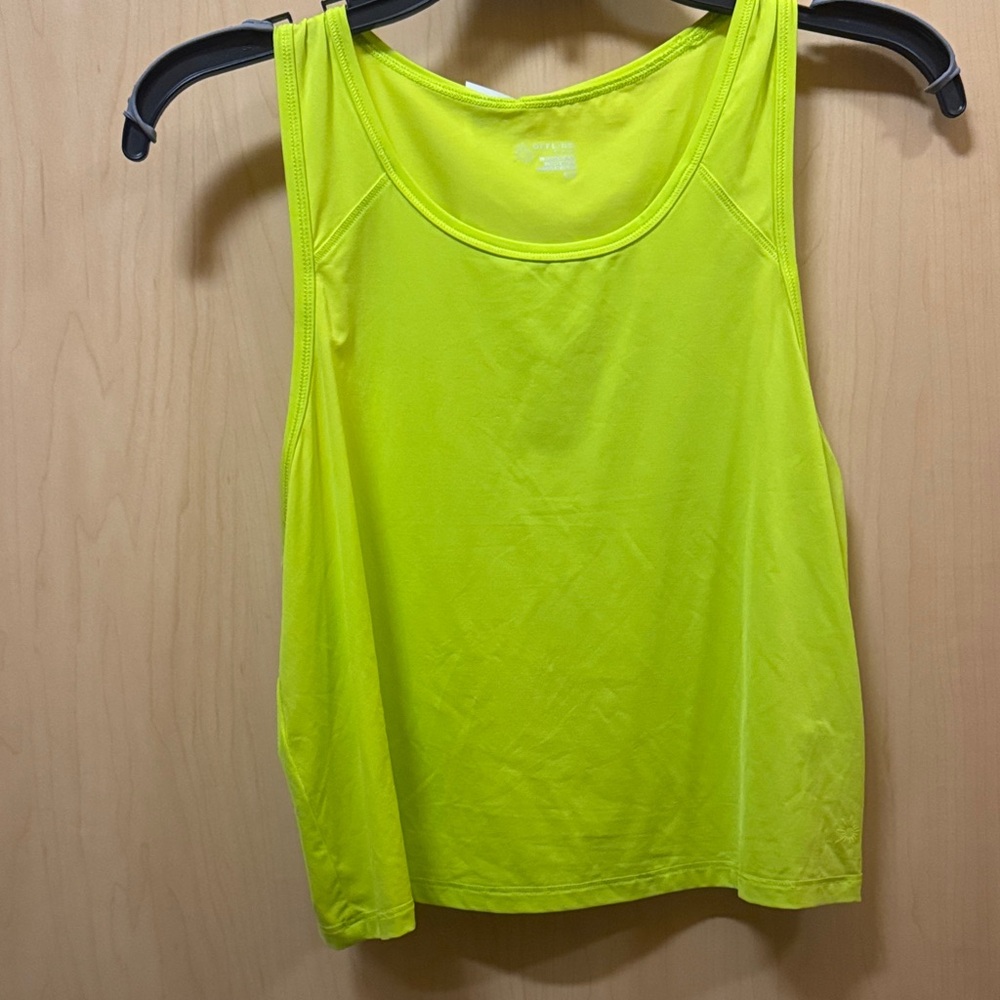 Aerie Neon Yellow Tank Top